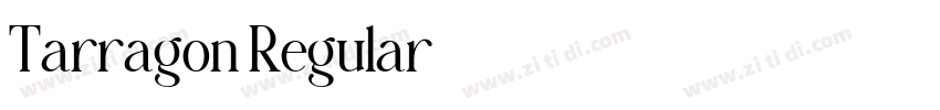 Tarragon Regular字体转换 Tarragon Regular字体转换